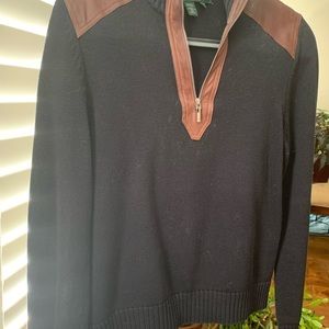 Ralph Lauren black with 100%leather trim, PL, prim condition.